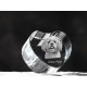 Lhasa Apso, crystal heart with dog, souvenir, decoration, limited edition, Collection