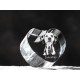 Dalmatiner, Kristall Herz mit Hund, Souvenir, Dekoration, limitierte Auflage, ArtDog