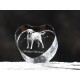 Labrador Retriever, crystal heart with dog, souvenir, decoration, limited edition, Collection