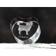 Chihuahua, crystal heart with dog, souvenir, decoration, limited edition, Collection