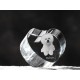Bichon, cuore di cristallo con il cane, souvenir, decorazione, in edizione limitata, ArtDog