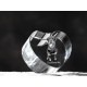 Rottweiler, cuore di cristallo con il cane, souvenir, decorazione, in edizione limitata, ArtDog