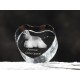 American Cocker Spaniel, Kristall Herz mit Hund, Souvenir, Dekoration, limitierte Auflage, ArtDog