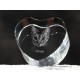 Ocicat, crystal heart with cat, souvenir, decoration, limited edition, Collection