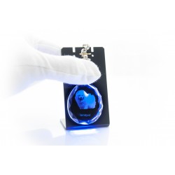 Samoyed, Dog Crystal Keyring, Keychain, High Quality, Exceptional Gift