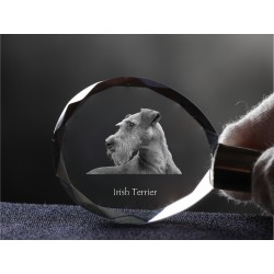 Irish terrier, Dog Crystal Keyring, Keychain, High Quality, Exceptional Gift