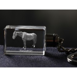Hannoveriano, caballo Crystal Llavero, Llavero, alta calidad, regalo excepcional