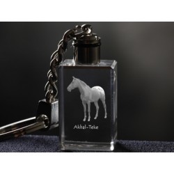 Akhal-Teke, Horse Crystal Keyring, Keychain, High Quality, Exceptional Gift