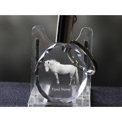 Fjord horse , Horse Crystal Keyring, Keychain, High Quality, Exceptional Gift