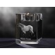 Kristall-Kerzenleuchter mit Pferd, Souvenir, Dekoration, limitierte Auflage, ArtDog
