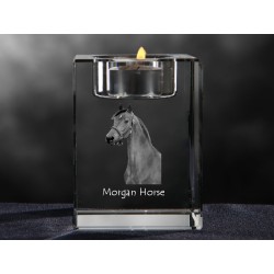 Morgan - kryształowy świecznik, wyjątkowy prezent, pamiątka, dekoracja!