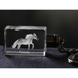 Falabella, cheval de cristal Porte-clés, Porte-clés, de haute qualité, cadeau exceptionnel