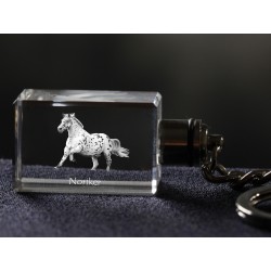 Noriker, Horse Crystal Keyring, Keychain, High Quality, Exceptional Gift