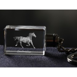 Zweibrücker, Pferd Kristall Schlüsselbund, Schlüsselbund, Hohe Qualität, Außergewöhnliche Geschenk