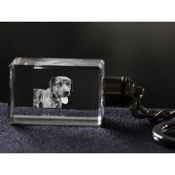 Catahoula Leopard Dog - kryształowy brelok z wizerunkiem psa