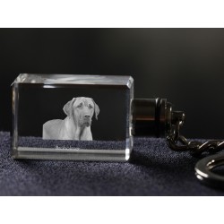 Broholmer - kryształowy brelok z wizerunkiem psa