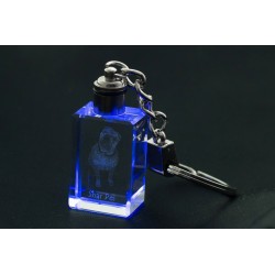 Shar Pei, Dog Crystal Keyring, Keychain, High Quality, Exceptional Gift