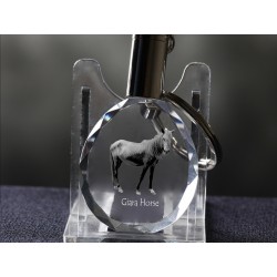 Cheval de la Giara, Horse Crystal Keyring, Keychain, High Quality, Exceptional Gift