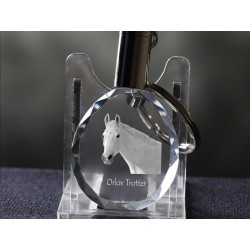 Orlov Trotter, Horse Crystal Keyring, Keychain, High Quality, Exceptional Gift