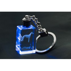 Whippet, Dog Crystal Keyring, Keychain, High Quality, Exceptional Gift