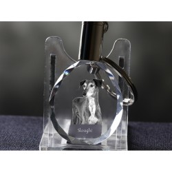Sloughi, Dog Crystal Keyring, Keychain, High Quality, Exceptional Gift