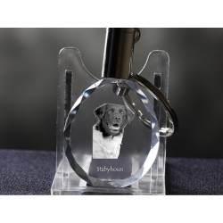 Stabyhoun, Hund Kristall Schlüsselbund, Schlüsselbund, Hohe Qualität, Außergewöhnliche Geschenk