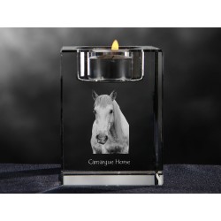 Camargue, lampadario di cristallo con il gatto, souvenir, decorazione, in edizione limitata, ArtDog