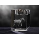Selle français, crystal candlestick with cat, souvenir, decoration, limited edition, Collection