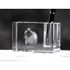 Siamese cat, crystal pen holder with cat, souvenir, decoration, limited edition, Collection