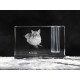 Gato balinés, Titular de la pluma de cristal con el gato, recuerdo, decoración, edición limitada, ArtDog