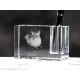 Gato balinés, Titular de la pluma de cristal con el gato, recuerdo, decoración, edición limitada, ArtDog