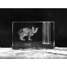 Bengal cat, crystal pen holder with cat, souvenir, decoration, limited edition, Collection
