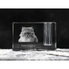 British longhair, crystal pen holder with cat, souvenir, decoration, limited edition, Collection