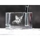 Savannah , porte-plume en cristal avec un chat, souvenir, décoration, édition limitée, ArtDog