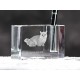 Crystal pen holder with cat, souvenir, decoration, limited edition, Collection