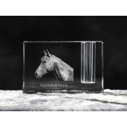 Holsteiner, crystal pen holder with horse, souvenir, decoration, limited edition, Collection